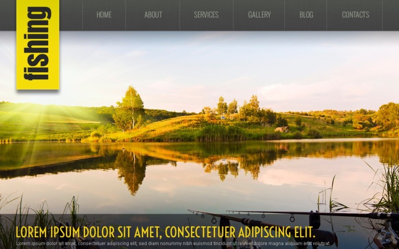 Ücretsiz Fisherman WordPress Teması ve Web Sitesi Şablonu