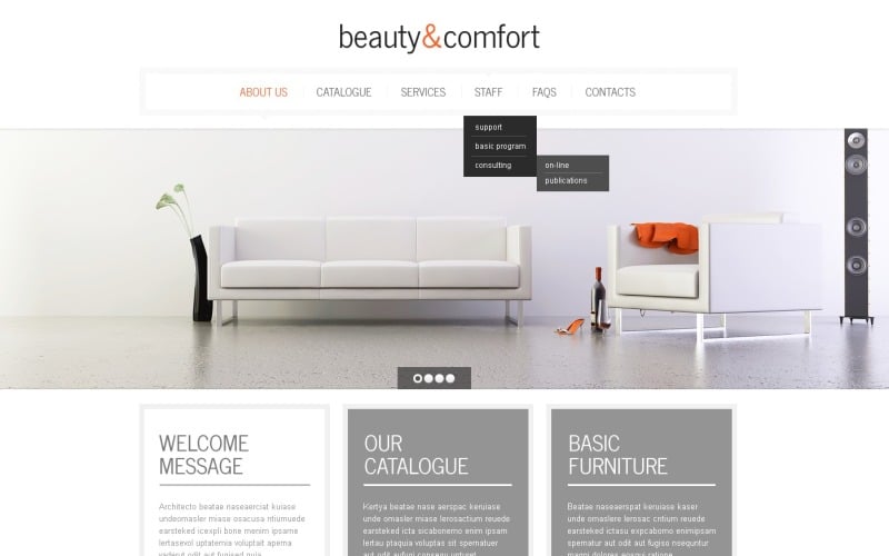 Free Home Decor WordPress Theme & Website Template