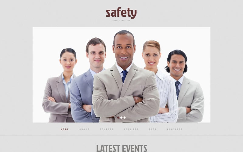 Kostenloses responsives WordPress-Theme und Website-Vorlage für Informationssicherheit