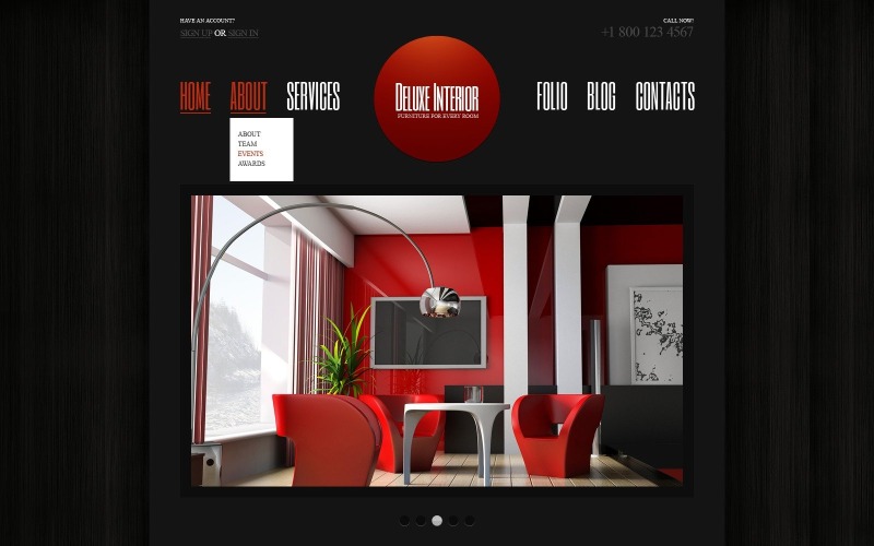 Tema e modelo de site WordPress interno gratuito