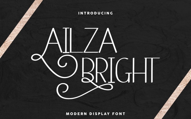 Ailza Bright Display Sans Font