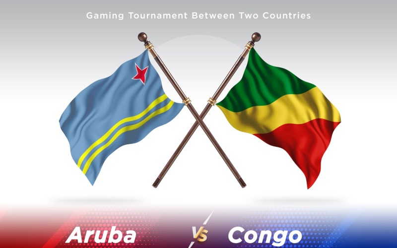 Aruba kontra Demokratiska republiken Kongo Två flaggor