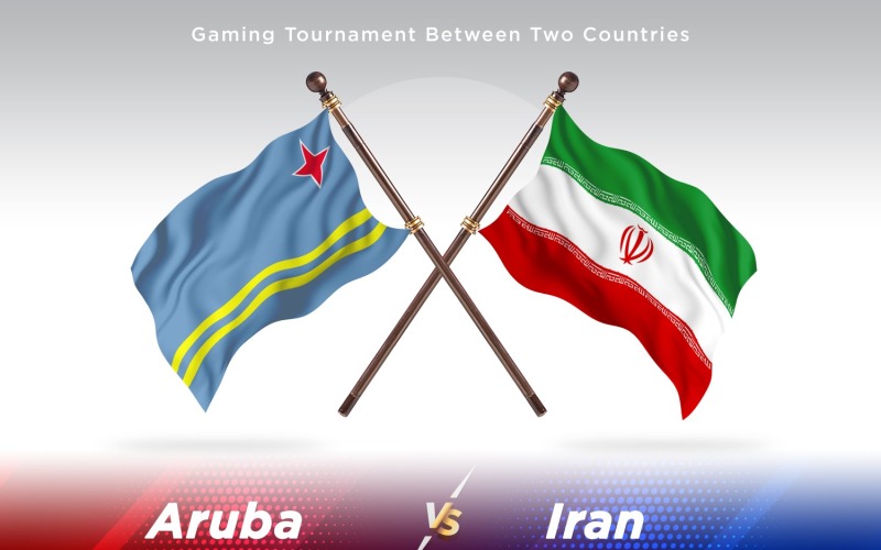 Aruba kontra Iran Dwie flagi