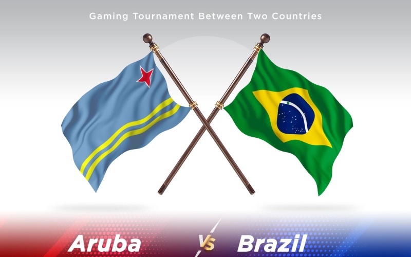 Aruba versus Brasil dos banderas