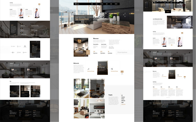 Archido - Arkitektur PSD -mall