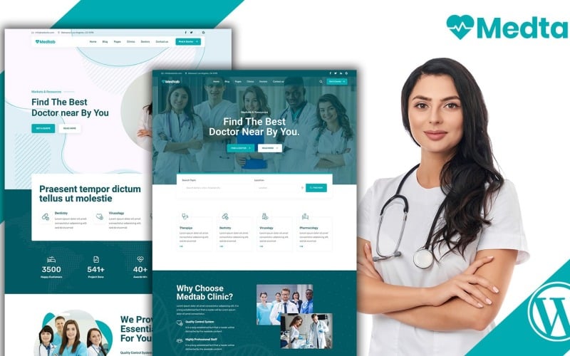 Medtab - WordPress-Theme für Medizin und Gesundheitswesen
