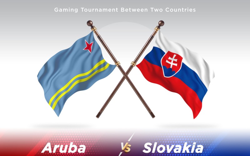 Aruba Slovakya'ya Karşı İki Bayrak