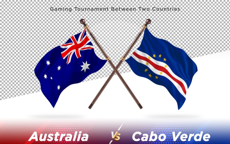 Australia contra Cabo Verde Two Flags