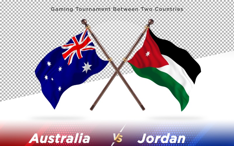Australië versus Jordan Two Flags