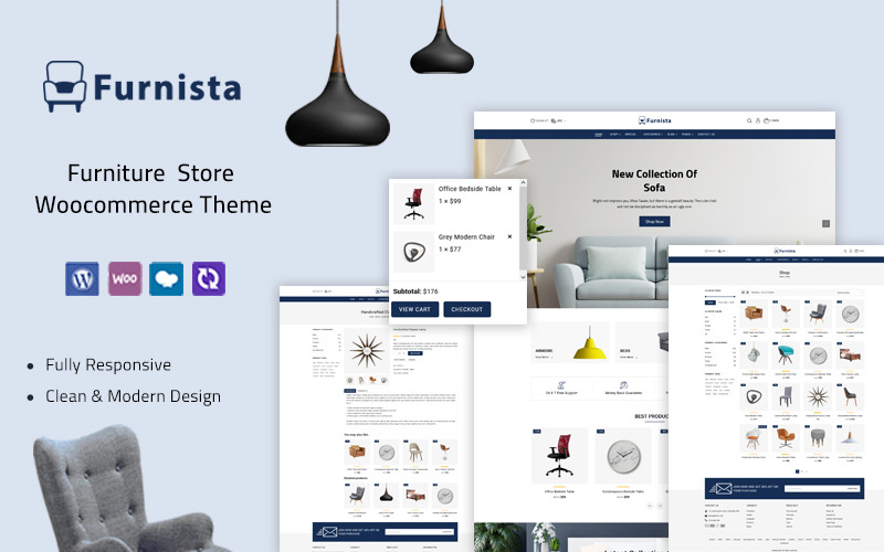 Furnista - Möbelgeschäft WordPress WooCommerce Theme