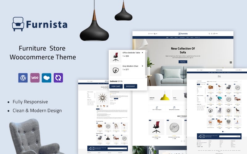 Furnista - Thème WooCommerce WordPress pour magasin de meubles