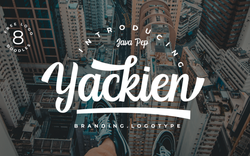 Yackien Script // Logotypteckensnitt