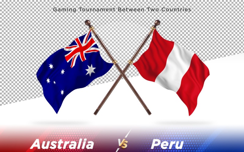 Austrália contra Peru Duas Bandeiras
