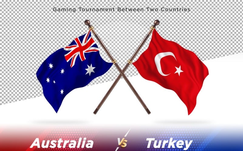 Австралія проти Туреччини Два прапори