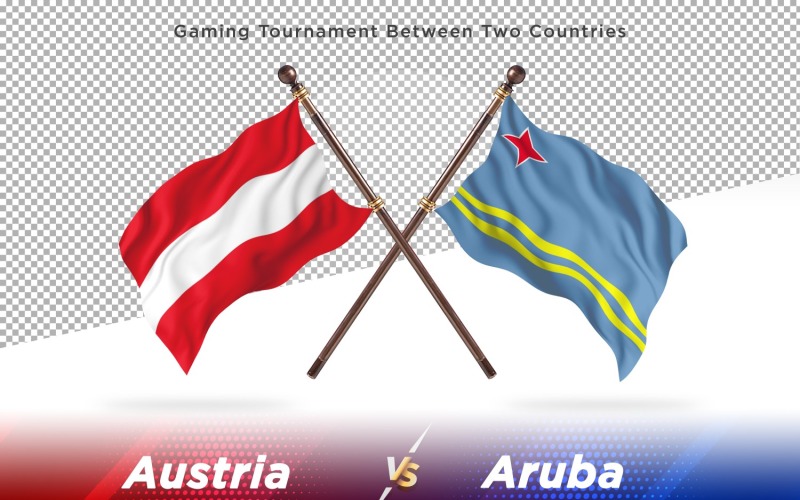 Austria contro Aruba Two Flags