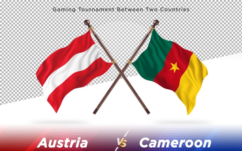 Austria contro Camerun Two Flags