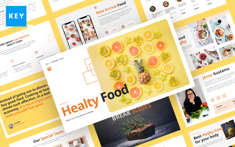 Zdravé jídlo - hlavní šablona pro jídlo a restauraci