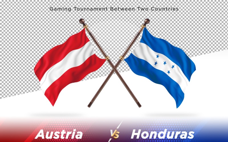 Áustria contra Honduras Duas Bandeiras