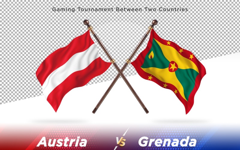 Austria contro Grenada Two Flags