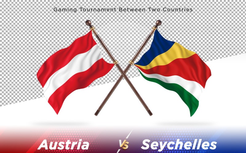 Austria contra dos banderas de Seychelles
