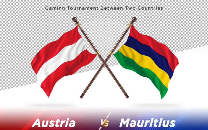Austria contra Mauricio dos banderas