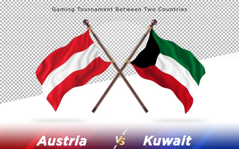 Austria contro Kuwait due bandiere