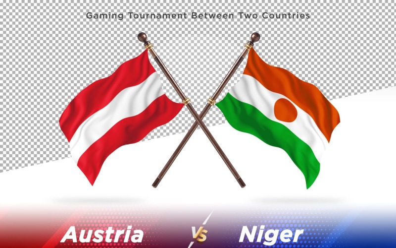 Ausztria kontra Niger két zászló