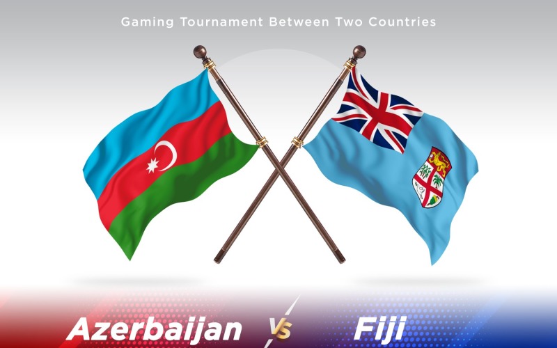 Азербайджан против Фиджи Два флага