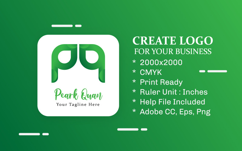 PQ Corporate Letter Logo Mall