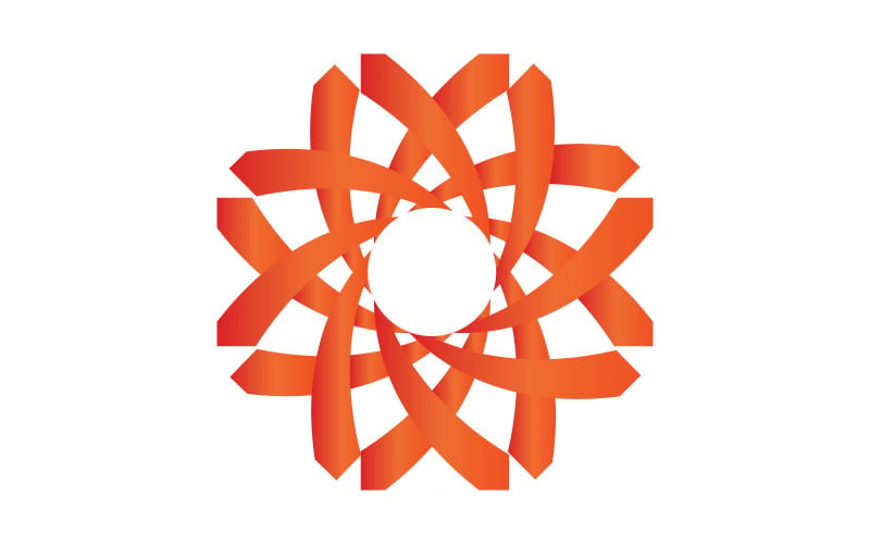 Шаблон логотипу ланцюга харчових креветок
