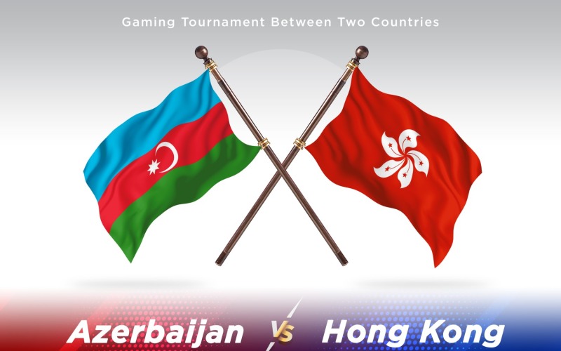 Ázerbájdžán versus dvě vlajky Hongkongu