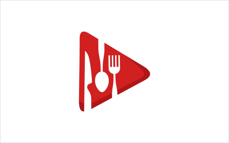 Food studio vector logo symbol template