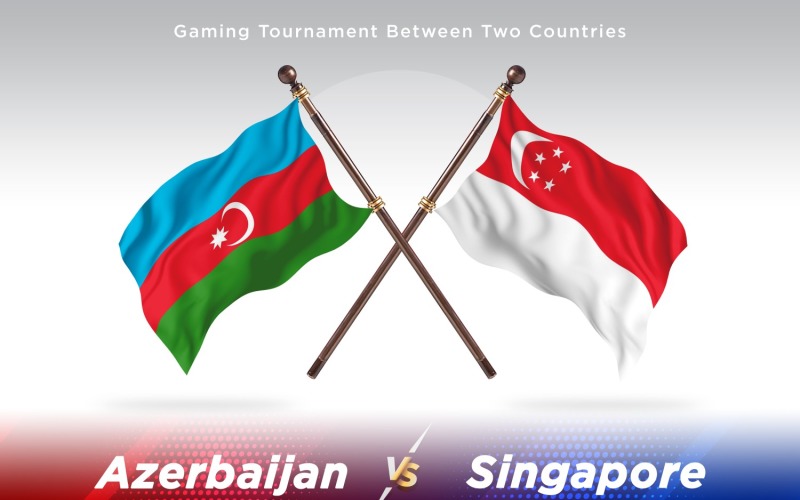 阿塞拜疆对新加坡两旗