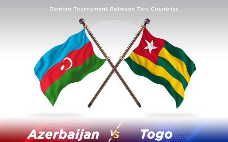 Azerbaïdjan contre Togo deux drapeaux