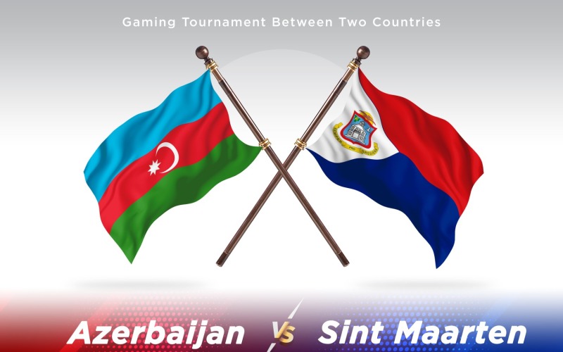 Azerbaigian contro Sint martora Two Flags