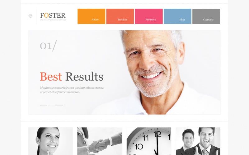 Free Investment Business WordPress Theme & Website Template