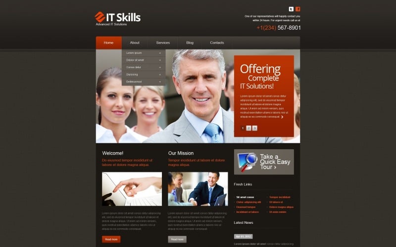 Free It Company WordPress Web Sitesi Teması ve Şablonu