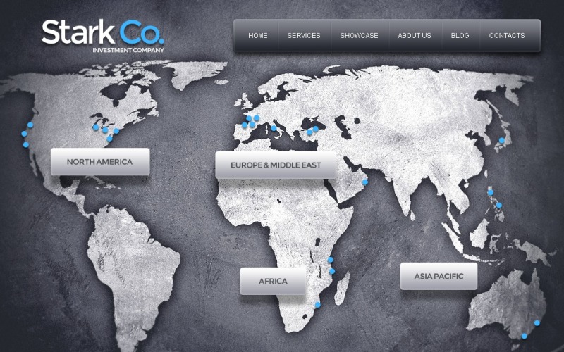 Gratis investeringsbedrijf WordPress lay-out en websitesjabloon