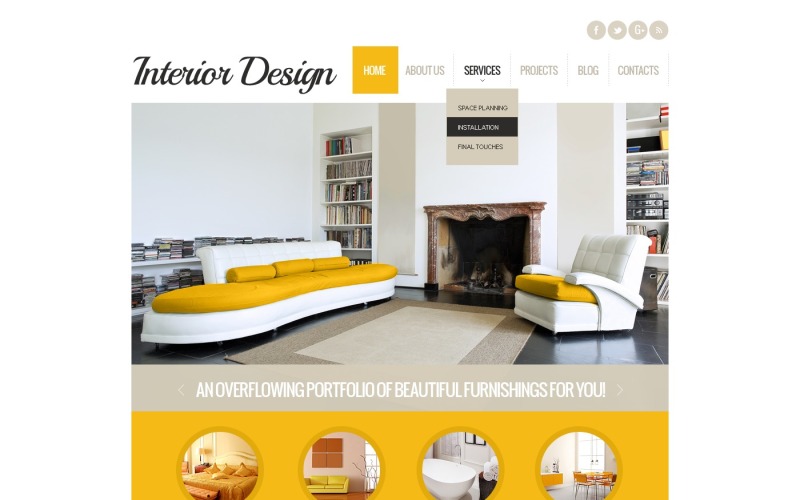 Gratis Inward WordPress Website Multifunctioneel Thema & Sjabloon