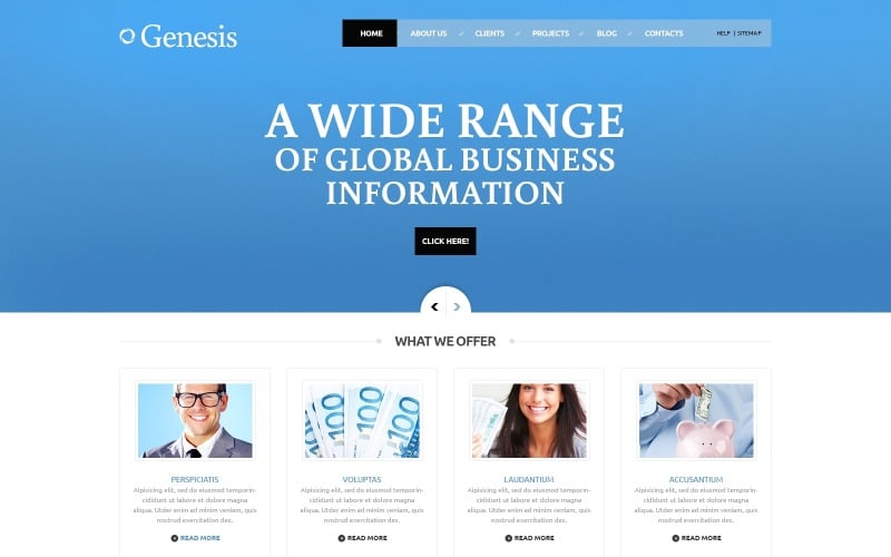 免费投资策略 WordPress 主题和网站模板
