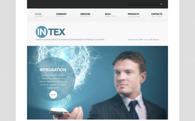Thème WordPress gratuit pour l'informatique et modèle de site Web