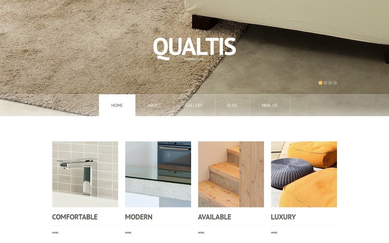 Gratis moderne hotel WordPress-lay-out