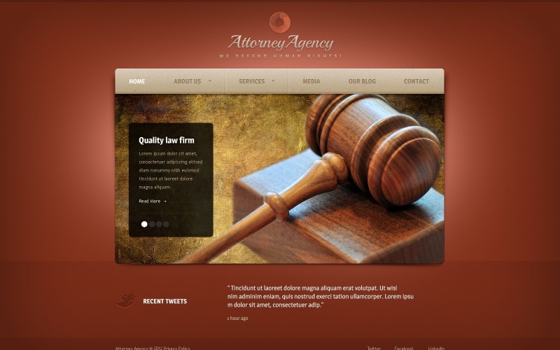 Ingyenes ügyvédi iroda WordPress webhely témája és sablonja