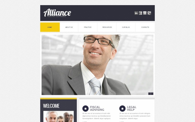 Kostenlose Original Law WordPress Vorlage