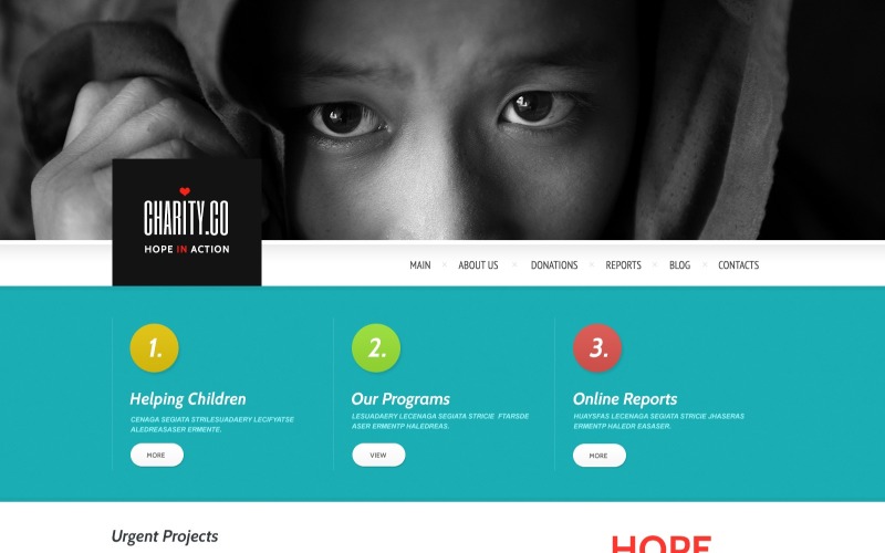 Modèle WordPress gratuit de métaphore caritative