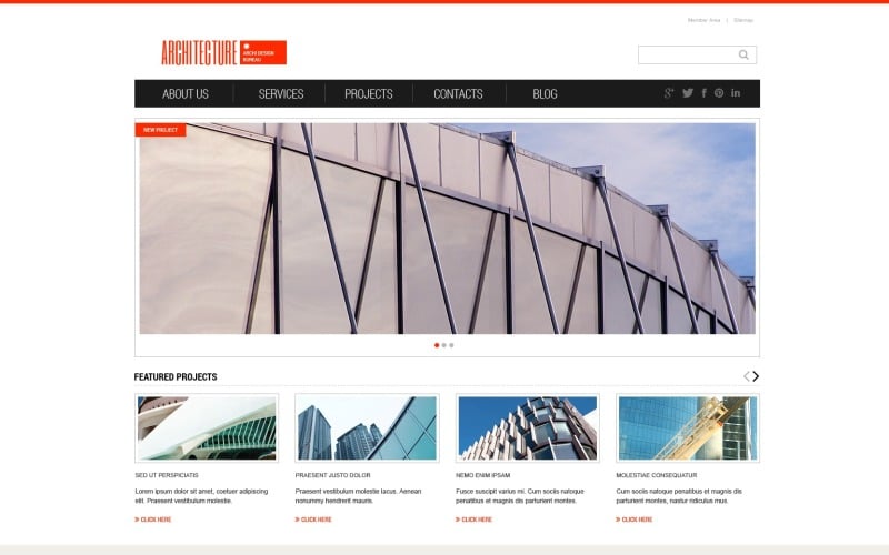Tema di architettura leggera gratuito per WordPress
