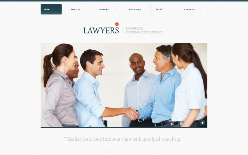 Тема и шаблон сайта WordPress для бесплатной юридической фирмы