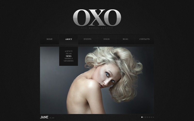 Tema WordPress gratuito per l'agenzia di modellistica