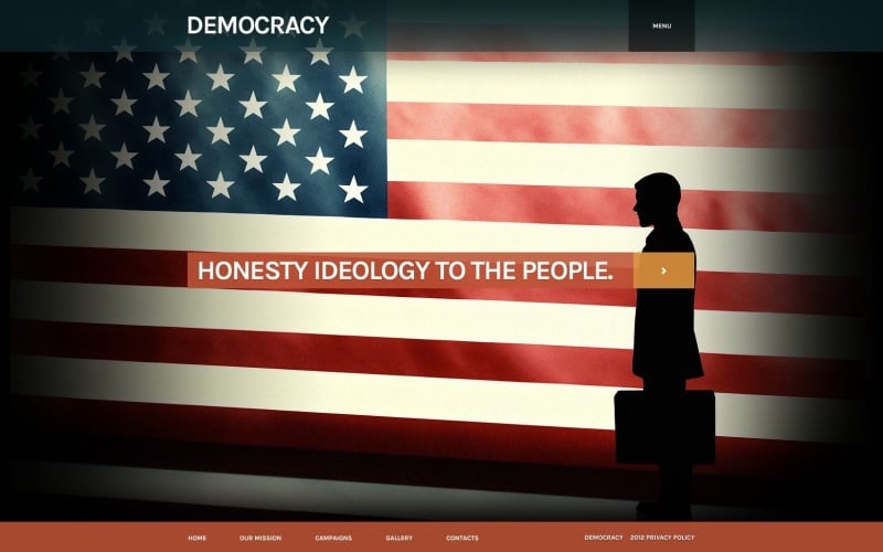 Free Political Party WordPress Template