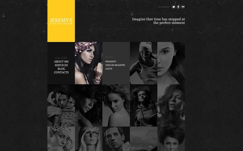 个人摄影师作品集的免费 WordPress 主题
